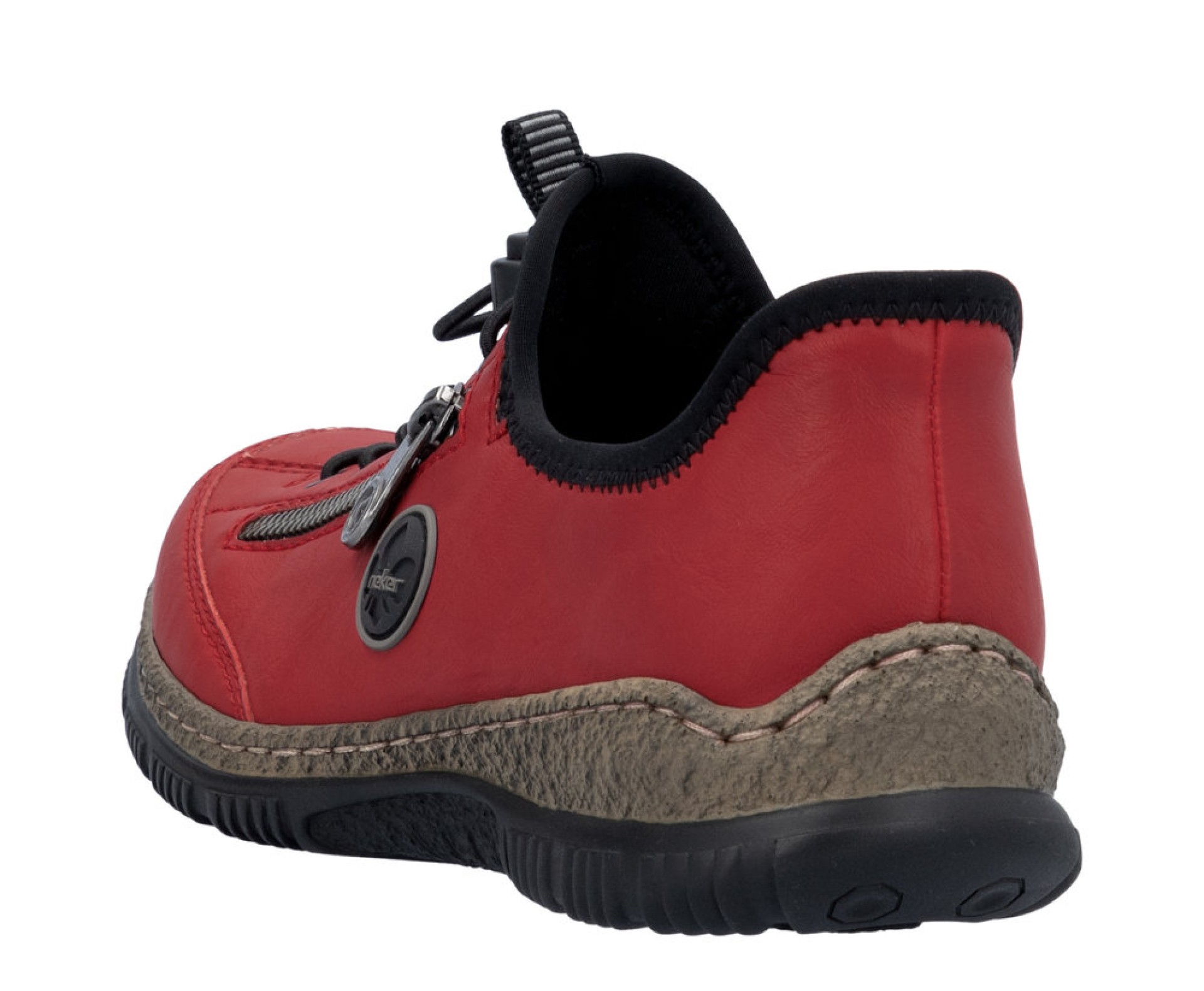 RIEKER piros  női cipő.