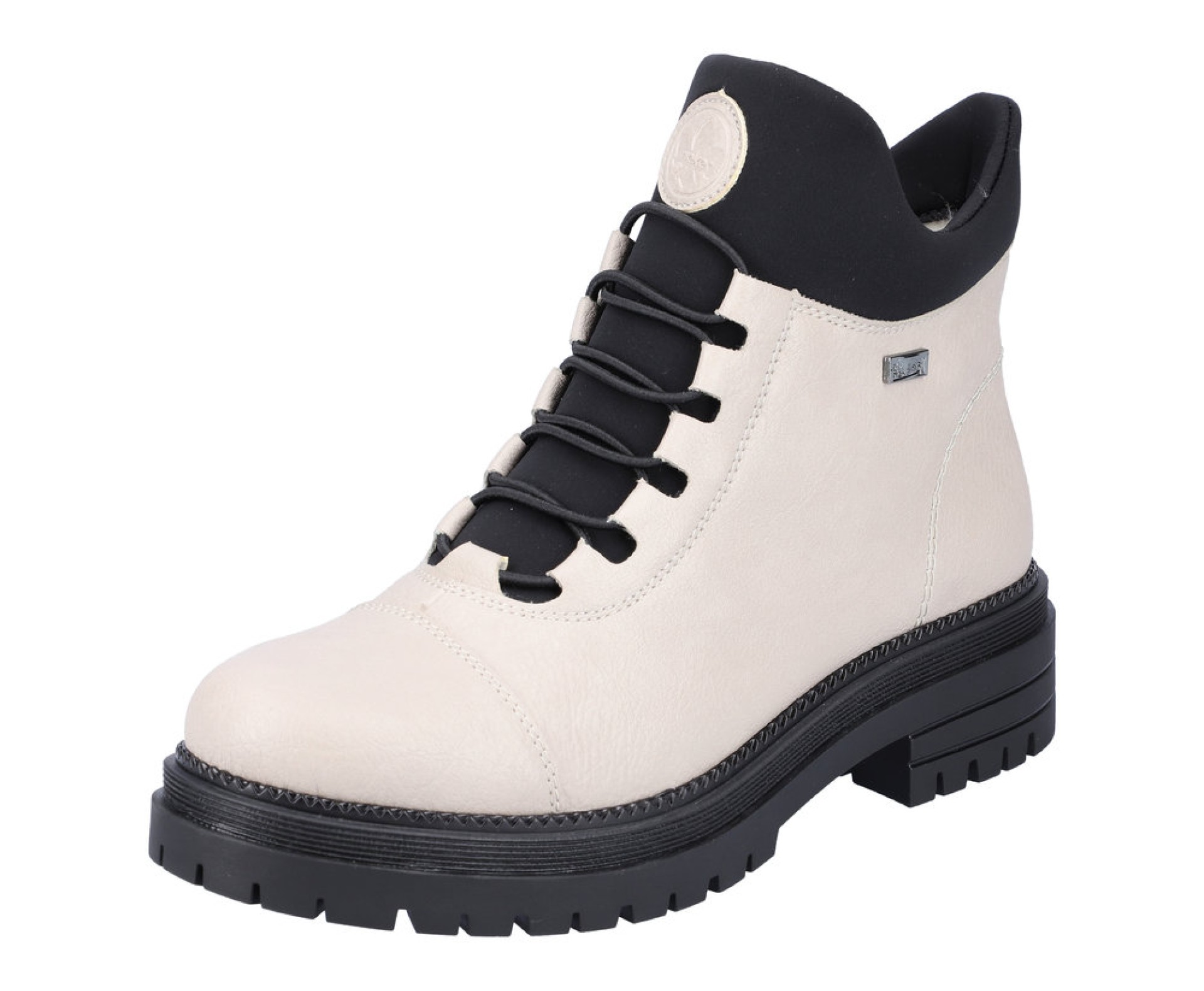 RIEKER bézs női bakancs 