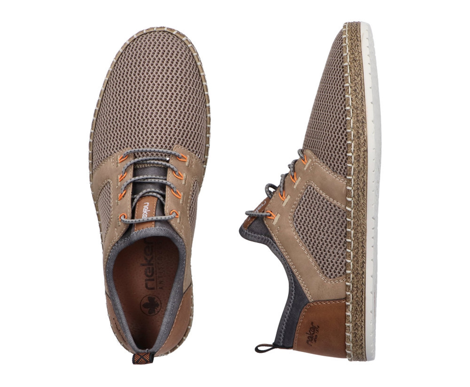 RIEKER bézs férfi cipő