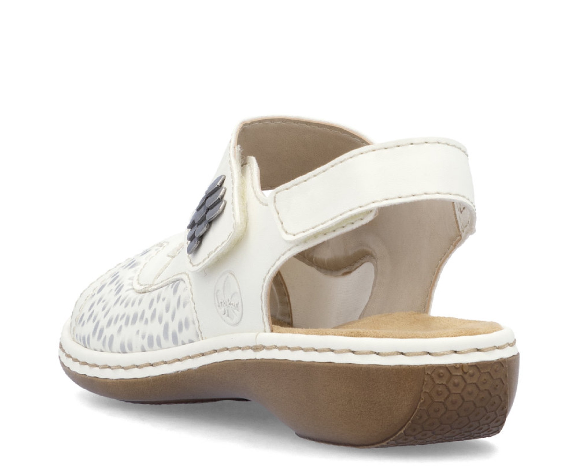 RIEKER bézs női szandál 