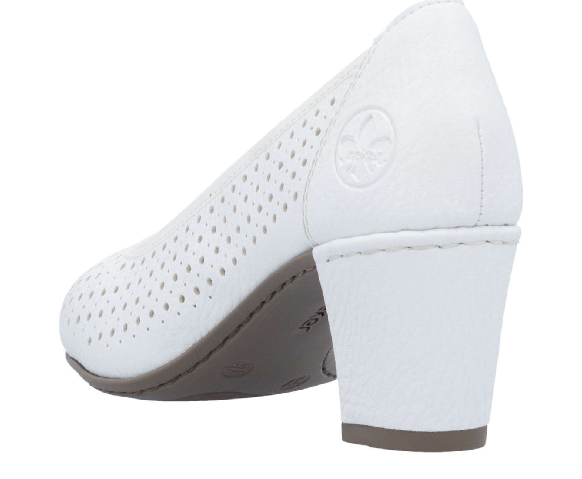 RIEKER női fehér cipő