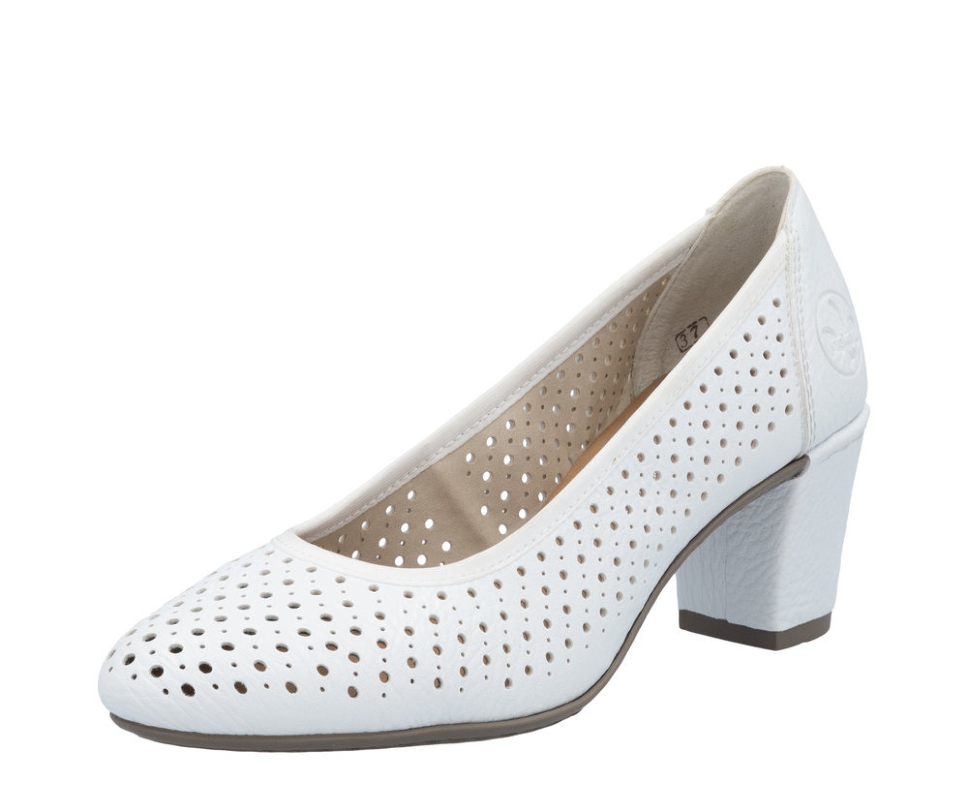 RIEKER női fehér cipő